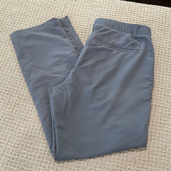 Under Armour Gray Chinos Comfortable Khakis - Picture 1 of 7